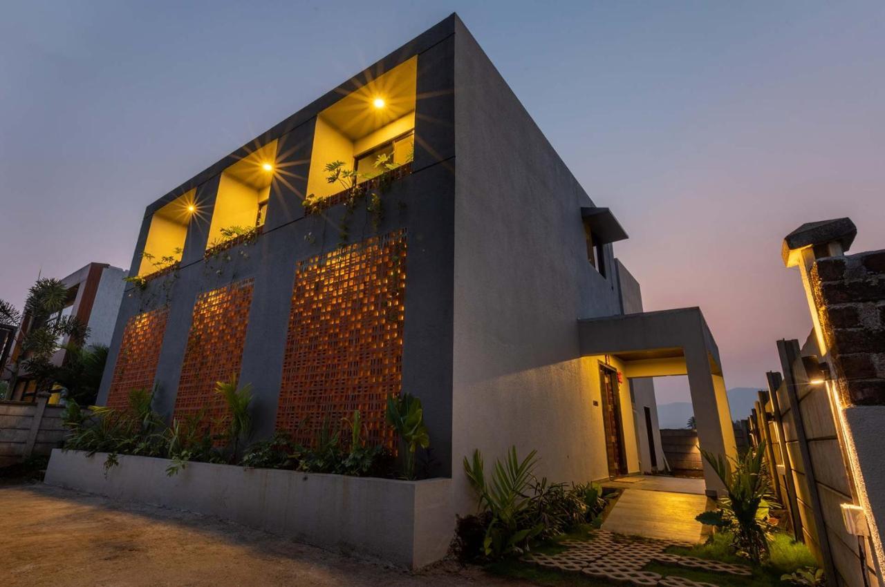 Two Villa By Stayvista With Infinity Pool, Farm & Mountain Views, Modern Interiors Karjat Exterior photo